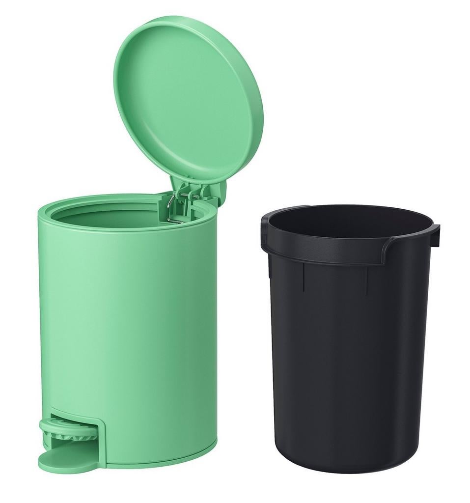Groene Pedaalemmer - Ikea Te Koop gevraagd, Huis en Inrichting, Kunststof, Met pedaal, Ophalen of Verzenden, Zo goed als nieuw