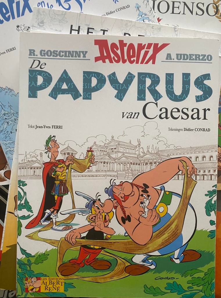 Asterix strip de papyrus van caesar, Eén stripboek, Ophalen of Verzenden
