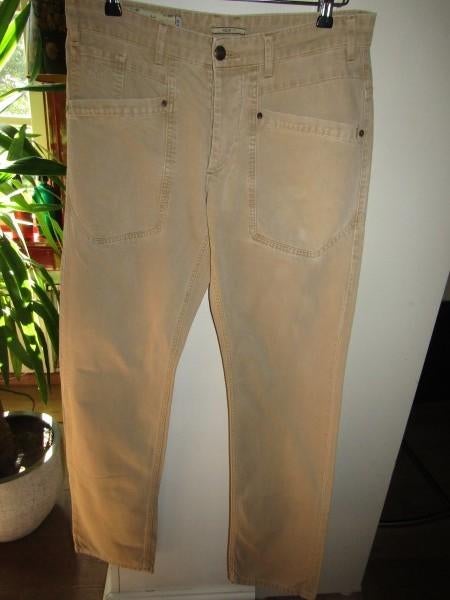 E1809 HALLINGER mt  33 jeans beige zand, Kleding | Heren, Overige kleuren, Verzenden, Hallinger, Zo goed als nieuw