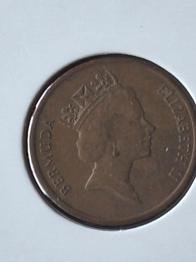 BERMUDA one cent 1988 (#12), Postzegels en Munten, Munten | Amerika, Ophalen of Verzenden, Noord-Amerika, Losse munt