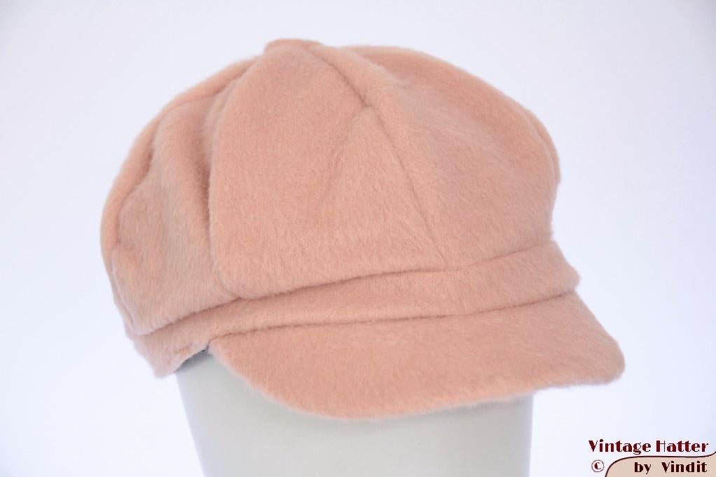 Dames Ballonpet Hawkins zacht roze imitatie angora 57-60 new, Hawkins, Nieuw, Pet, One size fits all