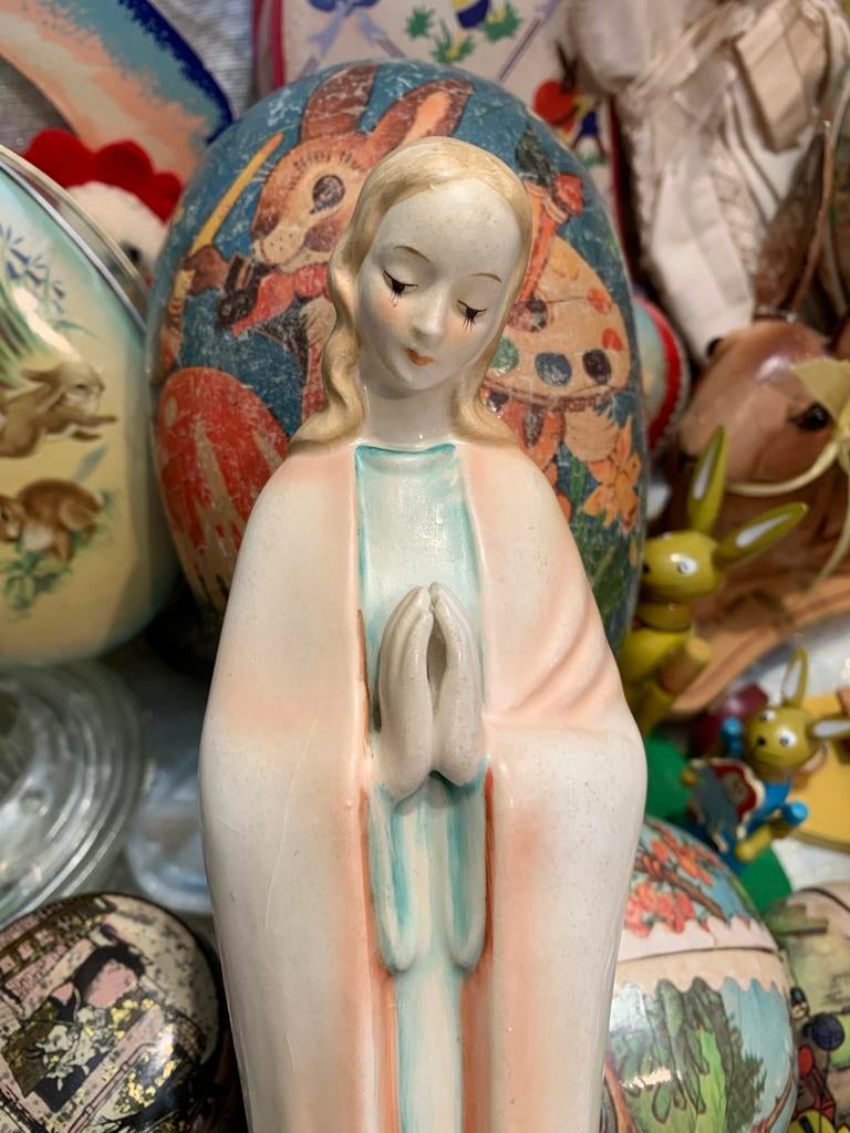 Zeer oud  Hummel Maria Beeldje, Antiek en Kunst, Antiek | Keramiek en Aardewerk, Ophalen of Verzenden