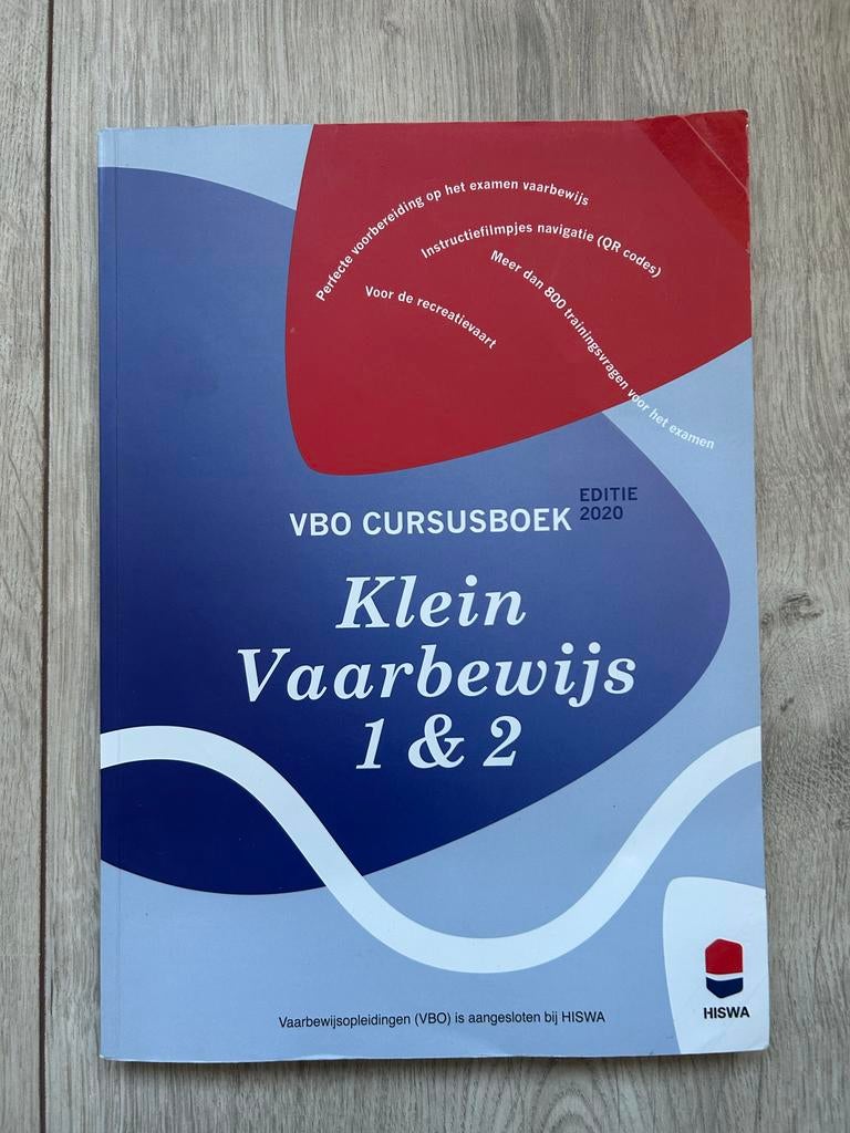 Cursusboek Klein Vaarbewijs 1 & 2, Boeken, Ophalen of Verzenden, Zo goed als nieuw, Niet van toepassing