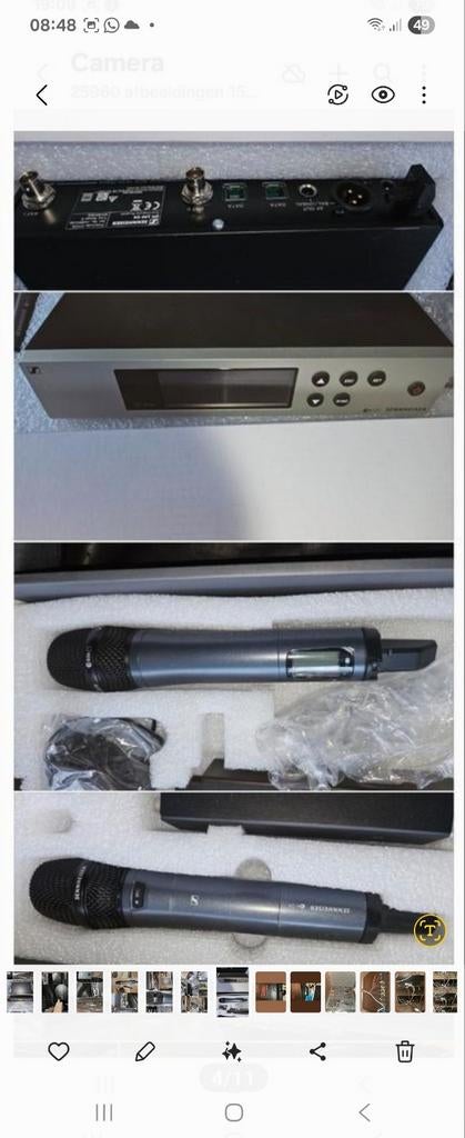 Draadloos microfoon, Muziek en Instrumenten, Microfoons, Ophalen, Zangmicrofoon, Draadloos