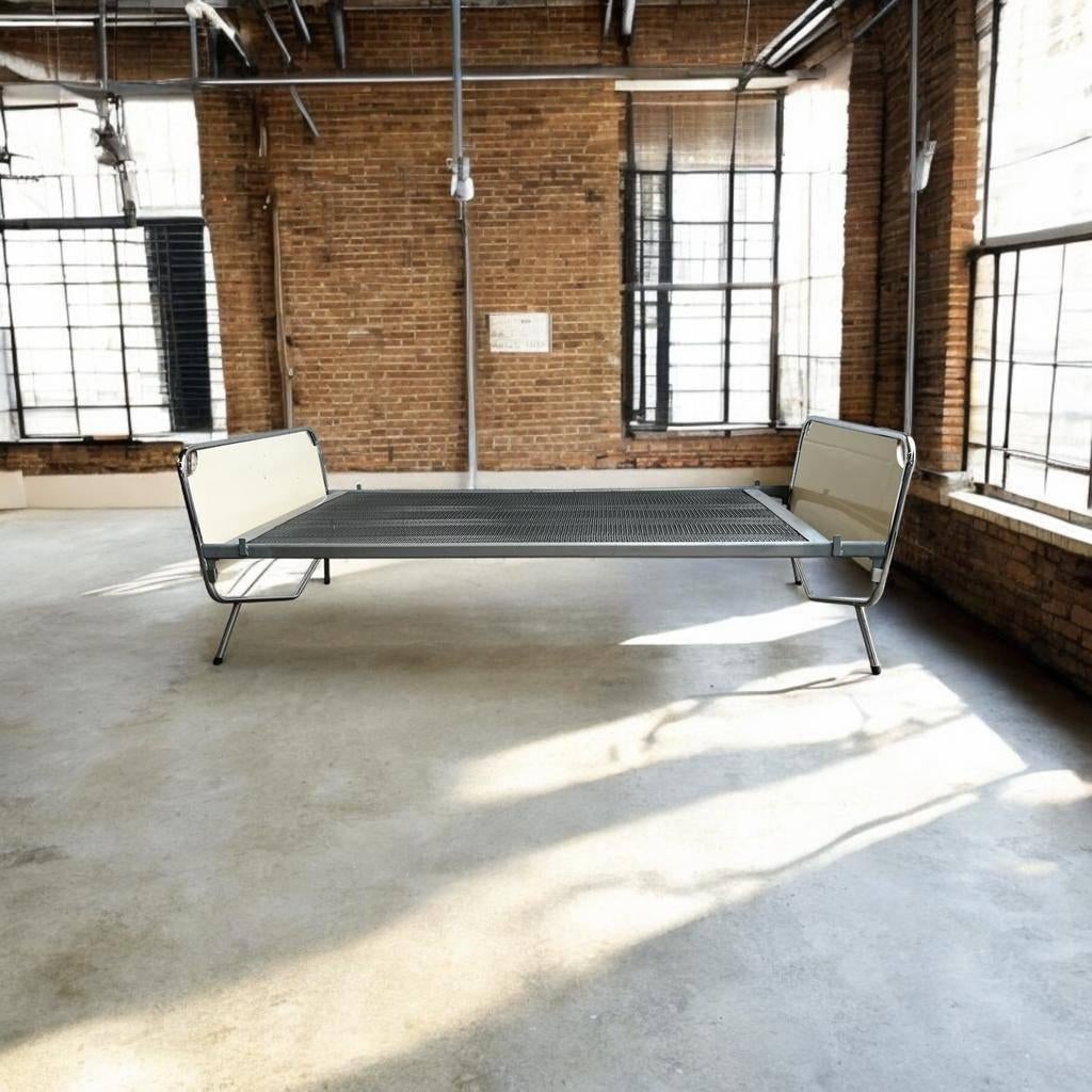 Vintage éénpersoonsbed Auping Rietveld (2 in stock!), Ophalen, Eenpersoons, Hout, 90 cm