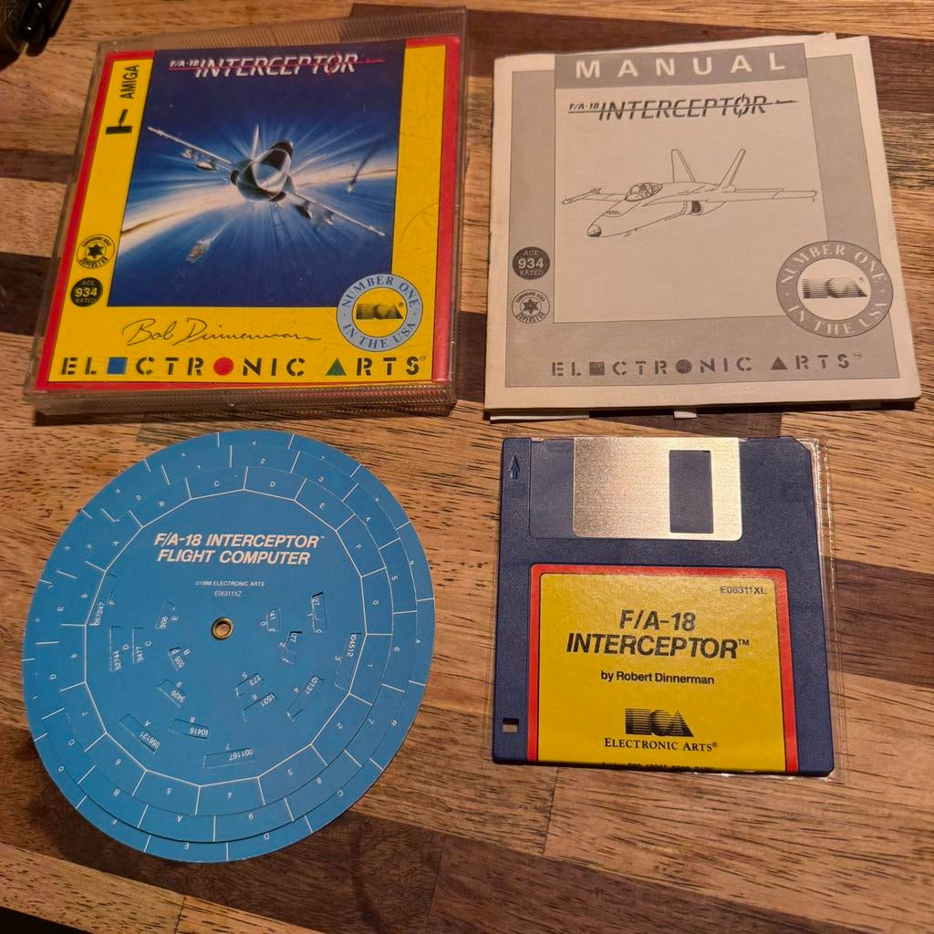 F/A-18 Interceptor – Commodore Amiga (Electronic Arts), Computers en Software, Vintage Computers, Ophalen of Verzenden