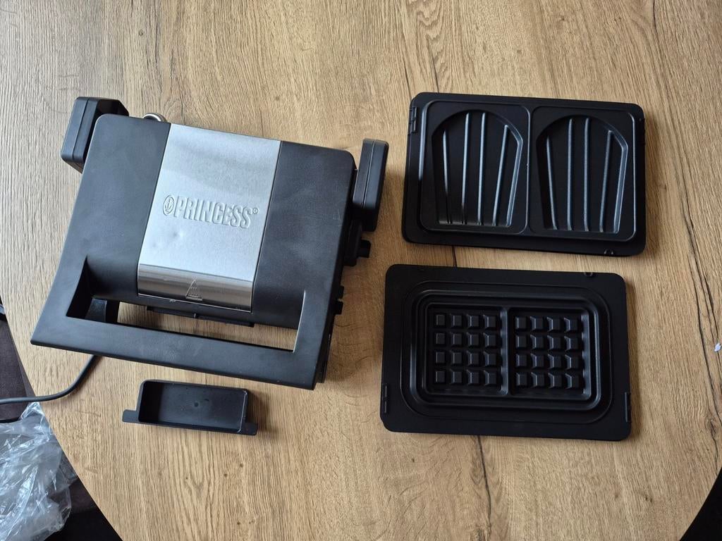 Princess Multi Grill Compleet 4 in 1, Ophalen of Verzenden, Uitneembare platen, Zo goed als nieuw