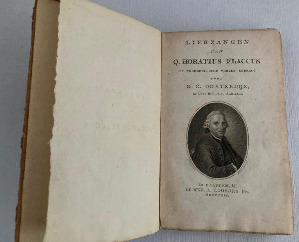Horatius - H.G. Oosterdijk, vertaling - 1819, Antiek en Kunst, Antiek | Boeken en Bijbels, Ophalen of Verzenden