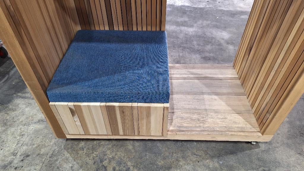 rustruimte beschermhoek belcel op zwenkwielen, Ophalen, Zo goed als nieuw, Industriepark 2a 9351PA Leek, H.O.Albert Ale Slotema