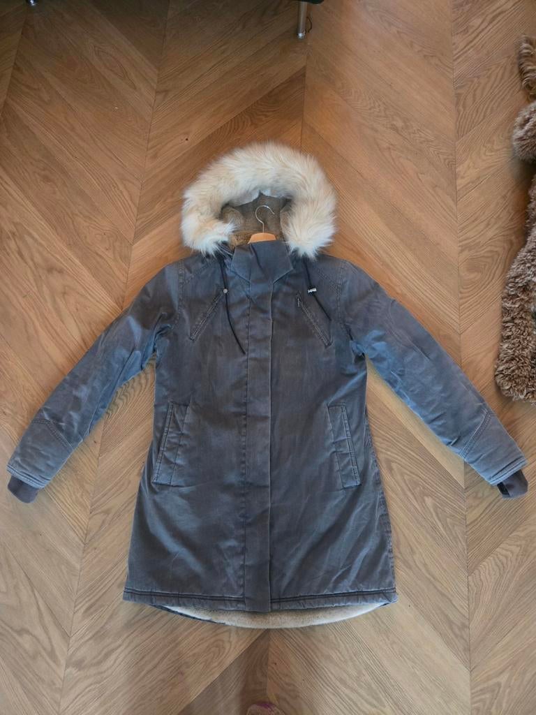 Hoodlamb Nordic Parka - Super Warme Winterjas, Maat 38/40 (M), Hoodlamb, Ophalen of Verzenden, Grijs