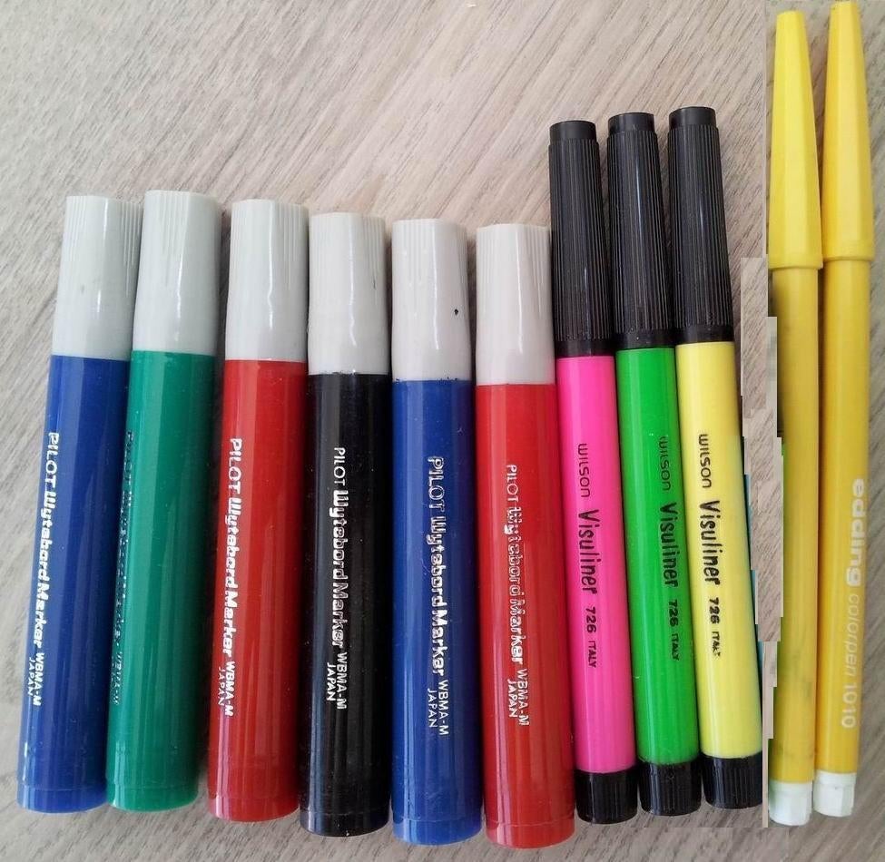 Oude viltstiften (diversen), Hobby en Vrije tijd, Tekenen, Ophalen of Verzenden, Gebruikt, Potlood of Stift