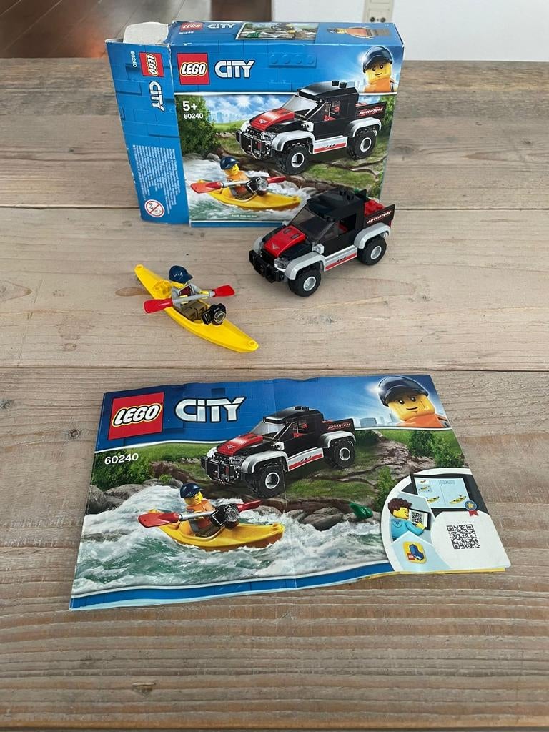 LEGO City Kajak Avontuur 60240, Ophalen of Verzenden, Zo goed als nieuw, Complete set, Lego
