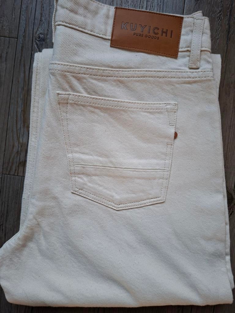 KUYICHI Lena low loose fit jeans W28 L32, Nieuw, Ophalen of Verzenden, W28 - W29 (confectie 36), Wit