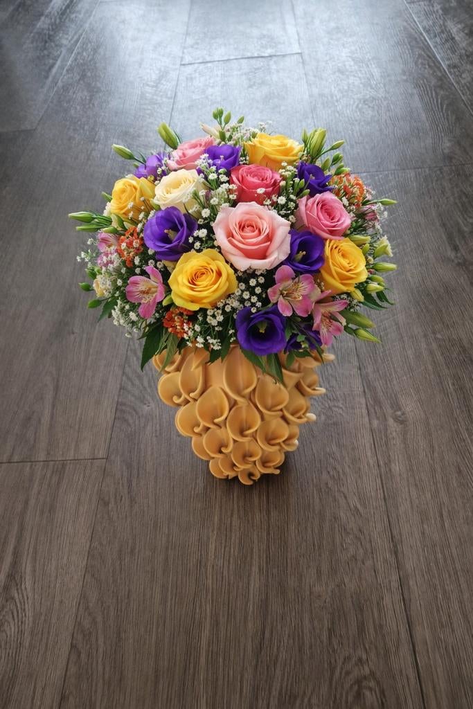 Goudkleurige intratuin vaas, Ophalen of Verzenden