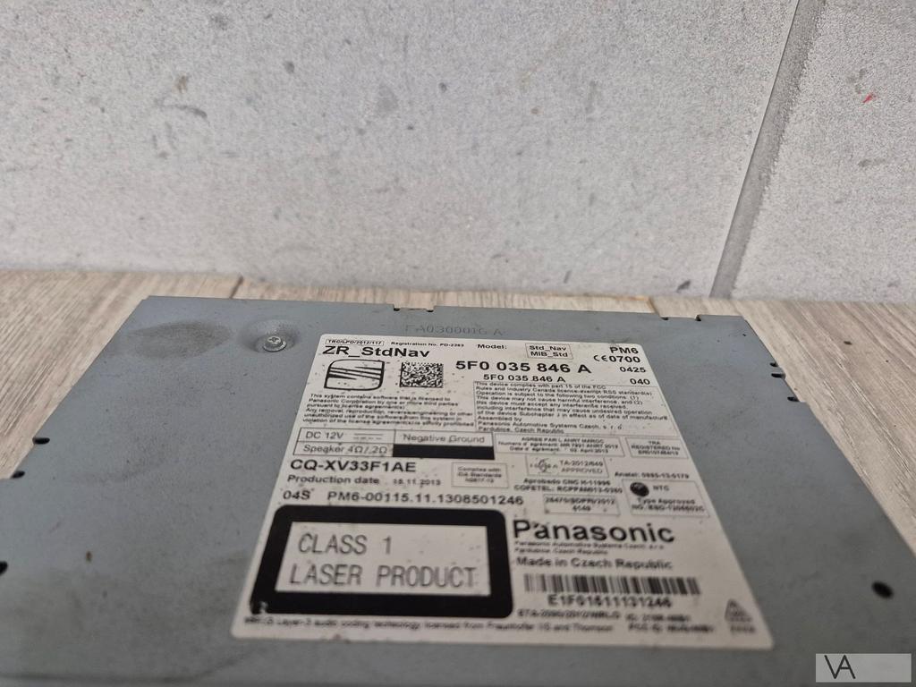 Seat Leon 5f 2012 - 2010 radio navigatie MIB 5f0035846a €150, Gebruikt, -, -, Ophalen of Verzenden