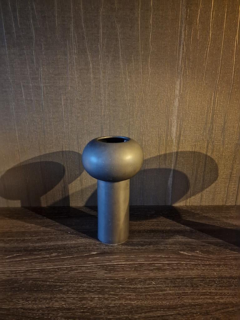 Zwarte bloempot, Ophalen, Overige materialen, Gebruikt, Zwart