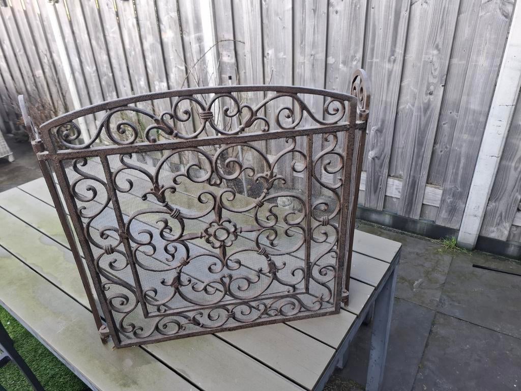 Openhaard rooster vonken rooster, Ophalen of Verzenden, Zo goed als nieuw, Vrijstaande haard, Houthaard