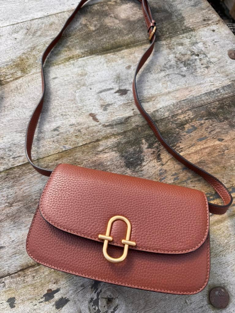 Smaak Amsterdam crossbody clutch cognac, Ophalen of Verzenden, Nieuw, Bruin, Schoudertasje