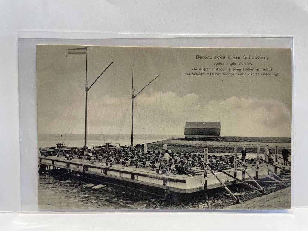 Schouwen-Duiveland - Betonzinkwerk de Muralt 2, Verzenden, Voor 1920, Ongelopen, Zeeland