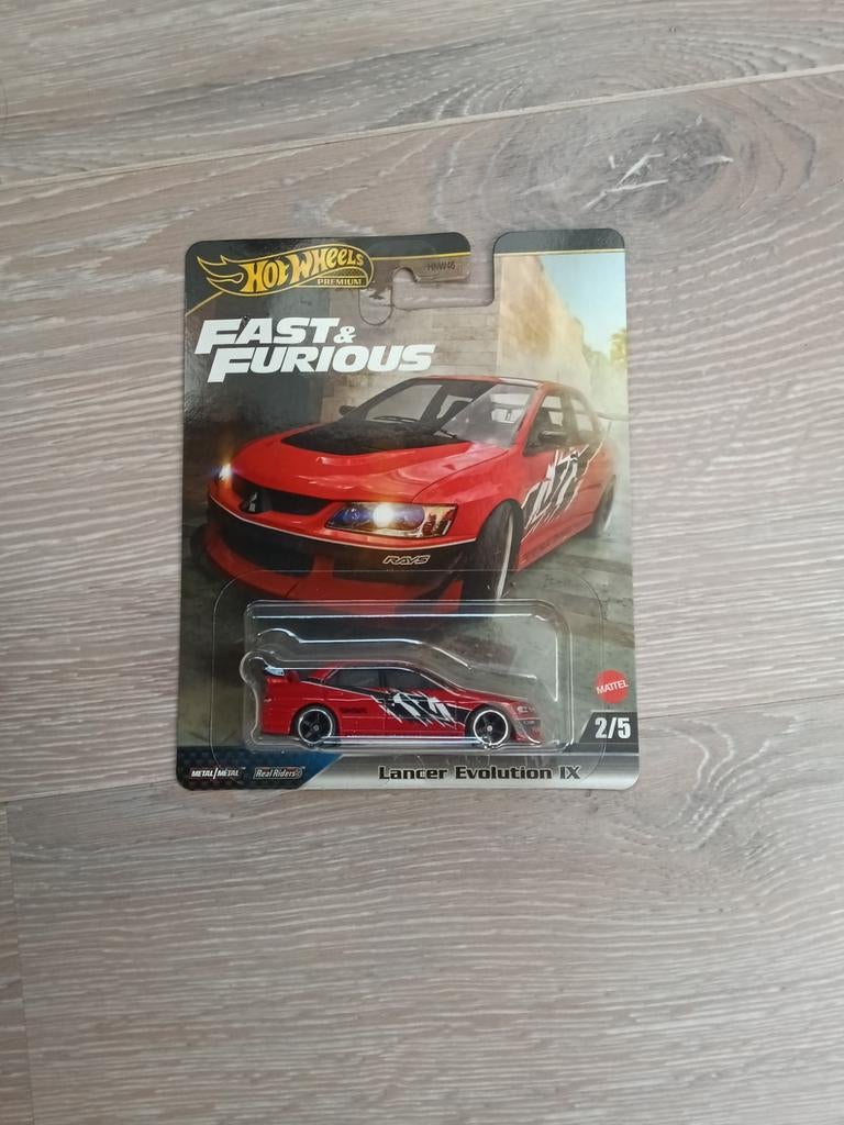 Hot Wheels Premium Fast & Furious Lancer Evolution IX, Auto, Groter dan 1:32, Nieuw, Ophalen