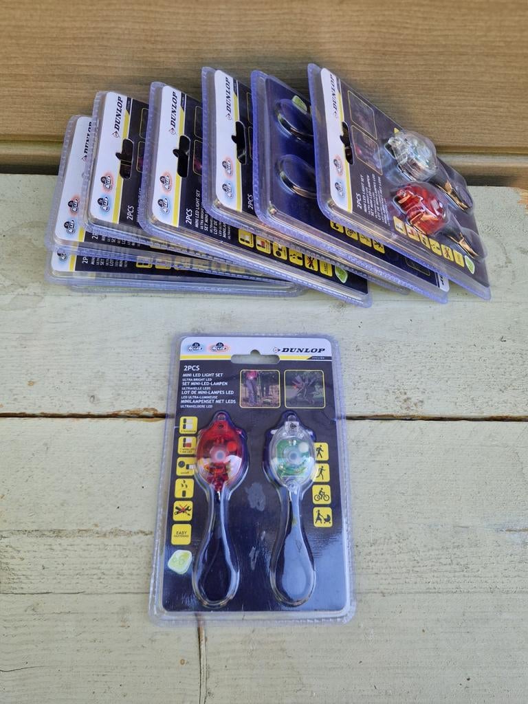 Dunlop LED-(fiets)lampjes - meerdere beschikbaar - NIEUW, Ophalen of Verzenden, Nieuw, Dunlop
