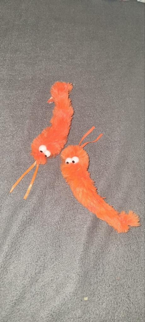 2 WK wormpjes 2010 - Oranje knuffelwormen, Ophalen of Verzenden, Gebruikt, Overige binnenlandse clubs, Overige typen