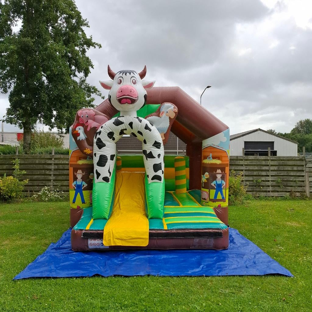 Boerderij dieren springkussen (te huur), Ophalen, Zo goed als nieuw, Overige