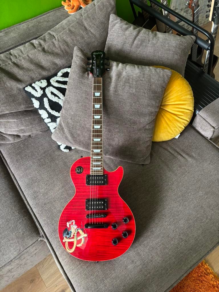 Epiphone Les Paul, Muziek en Instrumenten, Snaarinstrumenten | Gitaren | Elektrisch, Ophalen, Gebruikt, Solid body, Epiphone