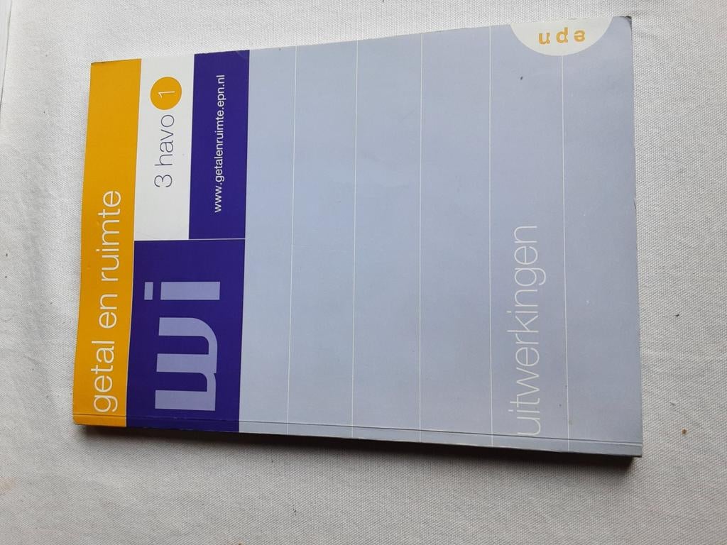 Getal en Ruimte 3 havo deel 1 uitwerkingen, Boeken, Schoolboeken, Ophalen of Verzenden, Zo goed als nieuw, HAVO