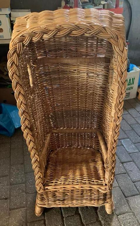 Rieten Rotan kinderstrand stoel, Ophalen, Gebruikt