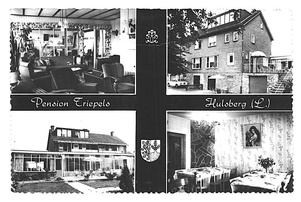 948016 Hulsberg Lim 1970 Pension Triepels Gelopen met zegel