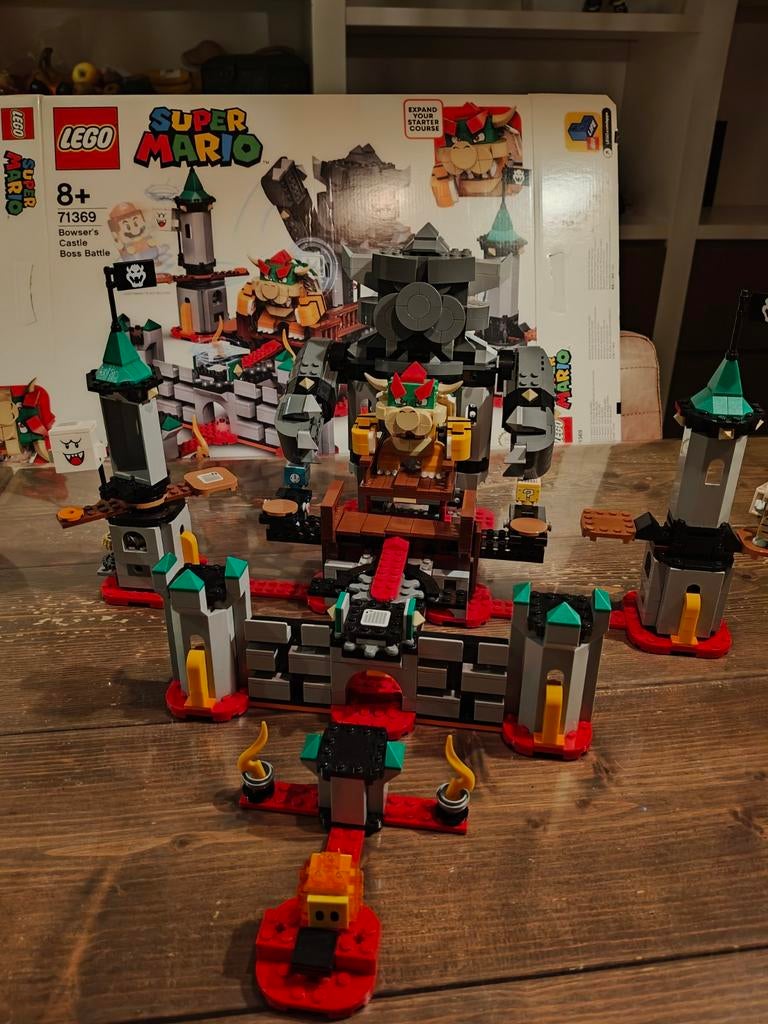 LEGO Super Mario 71369 Bowser kasteel, Ophalen of Verzenden, Zo goed als nieuw, Complete set, Lego