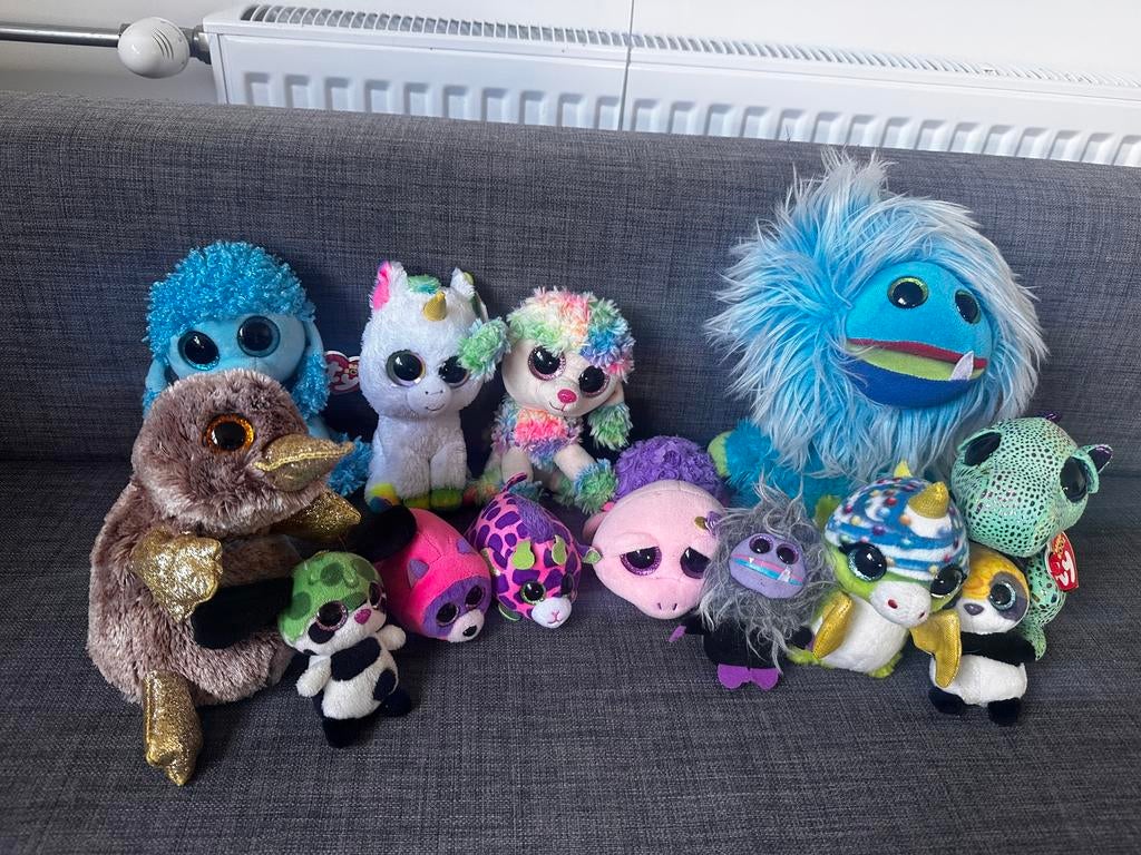 14 Ty Beanie Boo’s, Kinderen en Baby's, Speelgoed | Knuffels en Pluche, Ophalen of Verzenden, Gebruikt, Overige typen