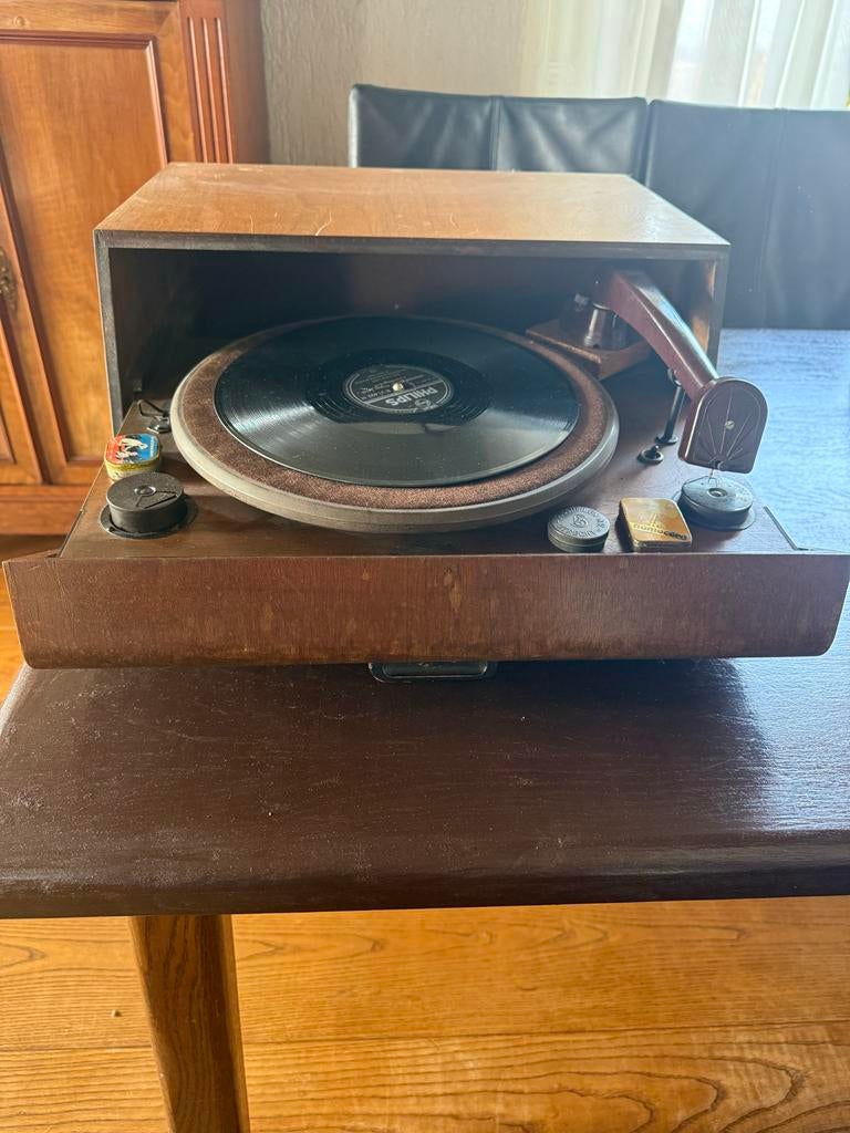 Vintage Telefunken Platenspeler T.P. 64, Audio, Tv en Foto, Platenspelers, Gebruikt, Platenspeler, Philips, Ophalen of Verzenden