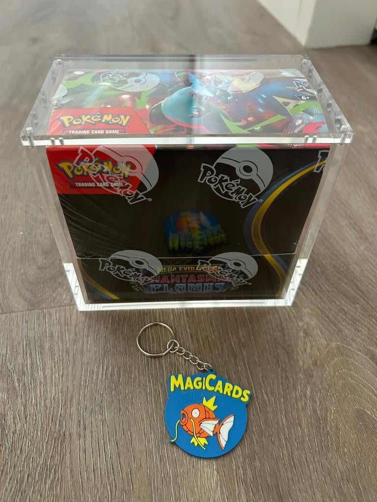 Acrylcases met mageneten voor Pokemon Boosterbox, Ophalen of Verzenden, Nieuw, Boosterbox, Foil
