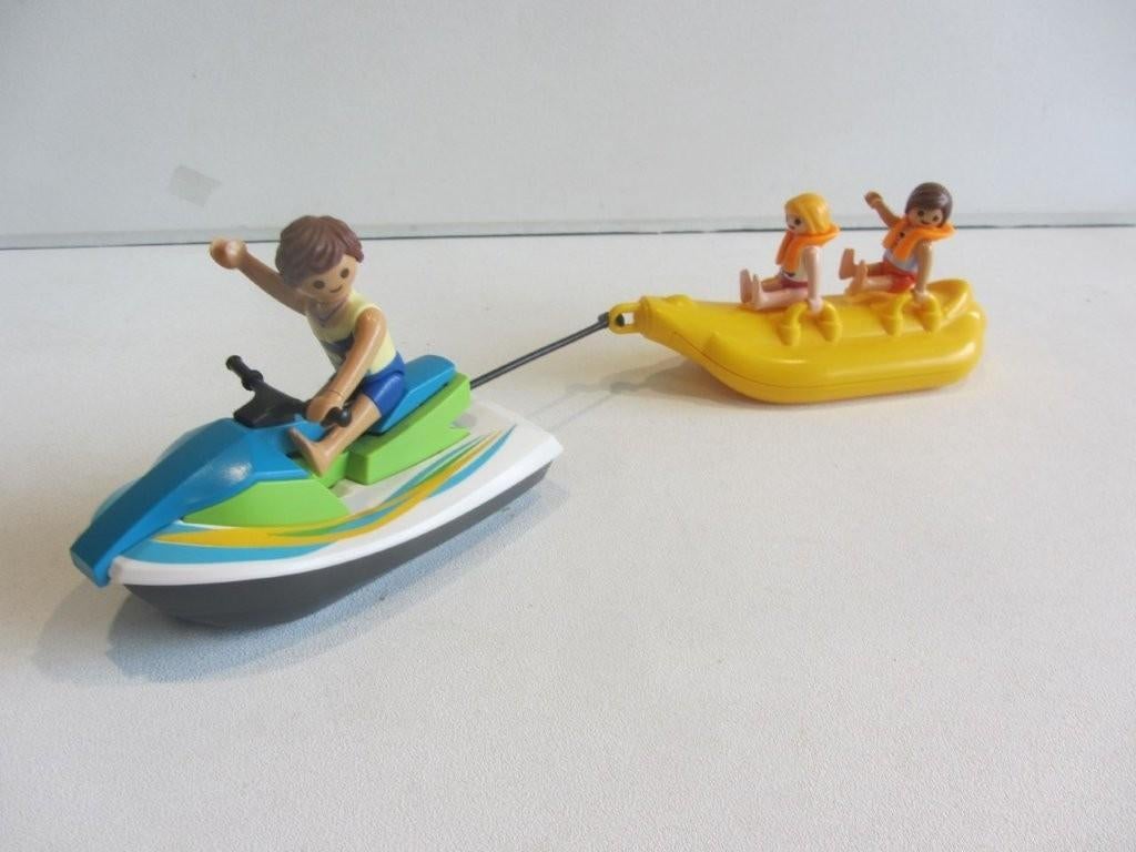 Playmobil Jetski met bananenboot – 6980, Ophalen of Verzenden, Gebruikt, Los playmobil