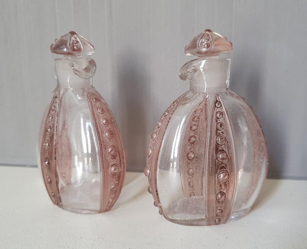 Antiek Cruetset olie azijn peper zout stel, Verzenden