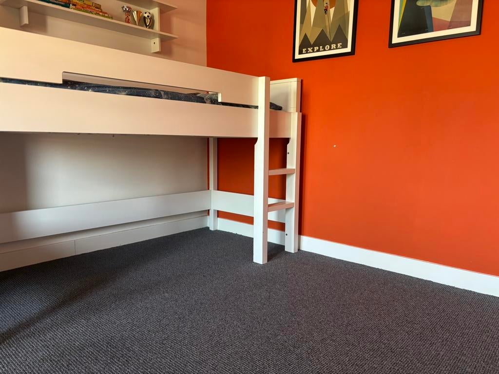 Bopita halfhoogslaper combiflex 90 bij 200, Ophalen, Eenpersoons, Zo goed als nieuw, 90 cm