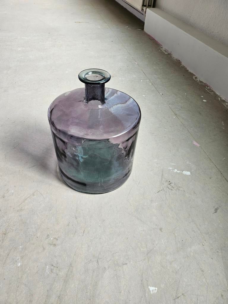 Mooie grijze vaas, Huis en Inrichting, Ophalen, Nieuw, Overige kleuren, Glas