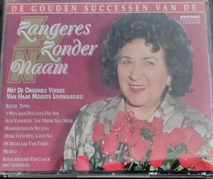 2 - CD'S - Zangeres Zonder Naam - De gouden successen van, Ophalen of Verzenden, Zo goed als nieuw, Levenslied of Smartlap