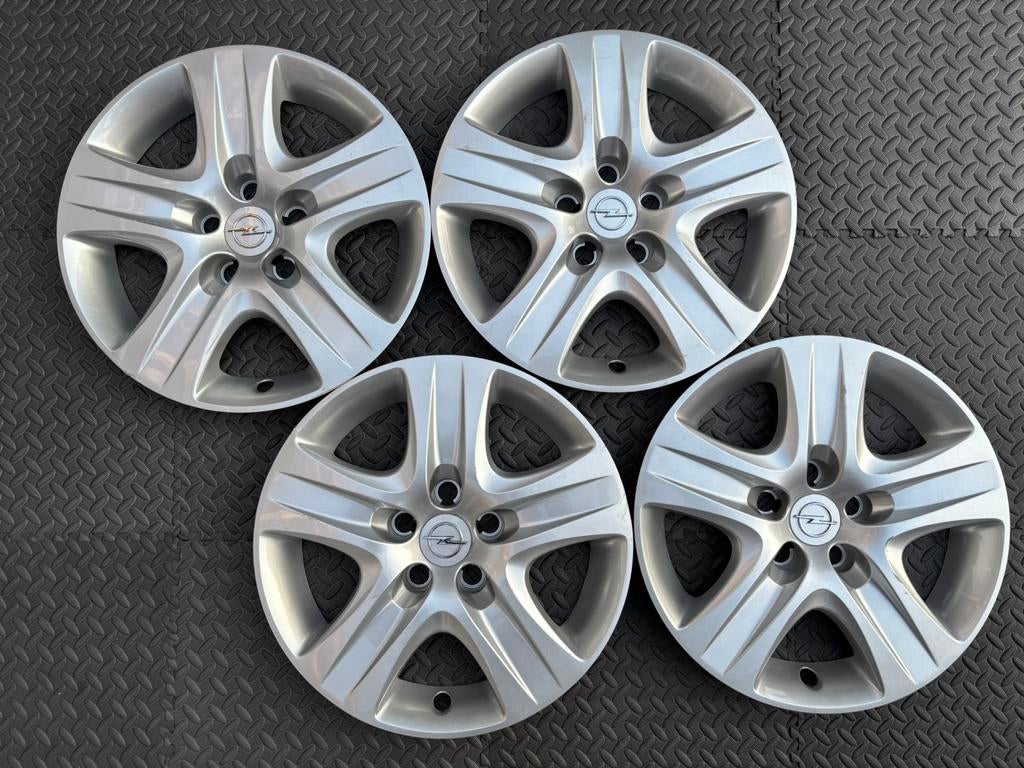 Set originele Opel Astra, Zafira, Vectra wieldoppen 16 inch, Ophalen of Verzenden, Gebruikt