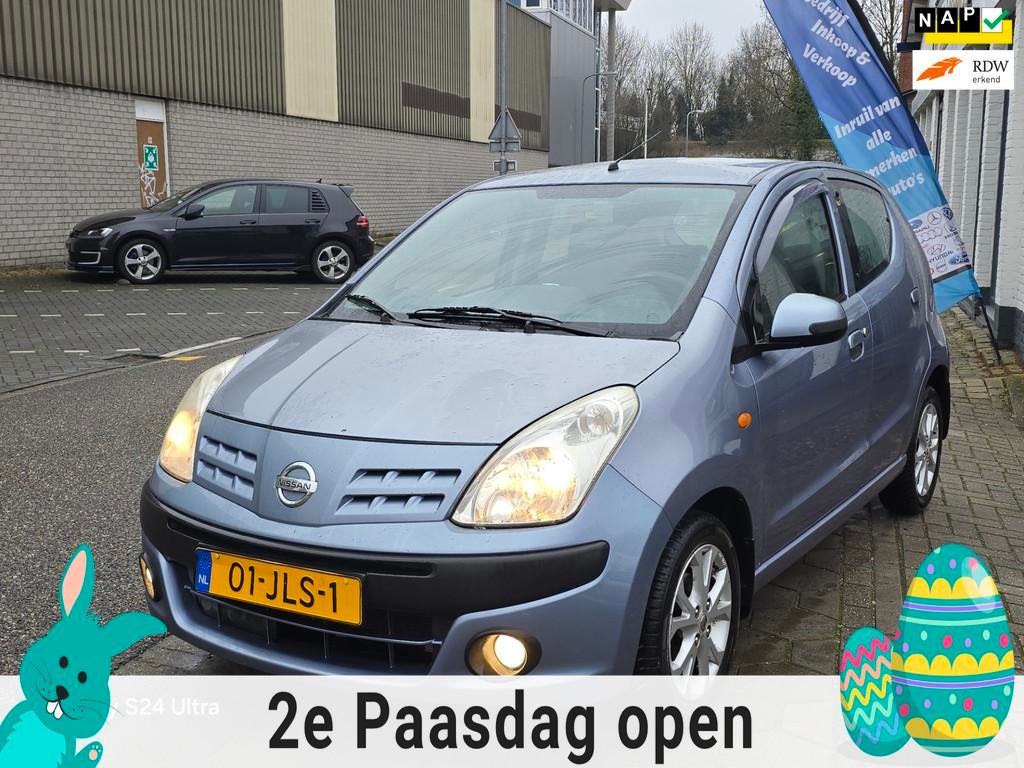 Nissan Pixo 1.0 Acenta*zeer nette auto*nap*apk*airco*velgen*, Voorwielaandrijving, Euro 5, Gebruikt, 200 kg