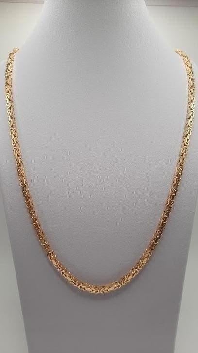 gouden Koningsketting 18kt Massief, Www.bredajuwelier.nl, Nieuw, Ophalen of Verzenden, Www.bredajuwelier.nl