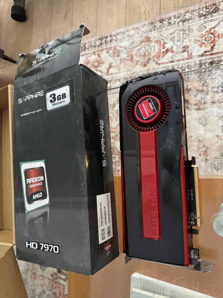Sapphire Radeon AMD Chipset HD7970 3GB, PCI-Express 3, Gebruikt, AMD, HDMI