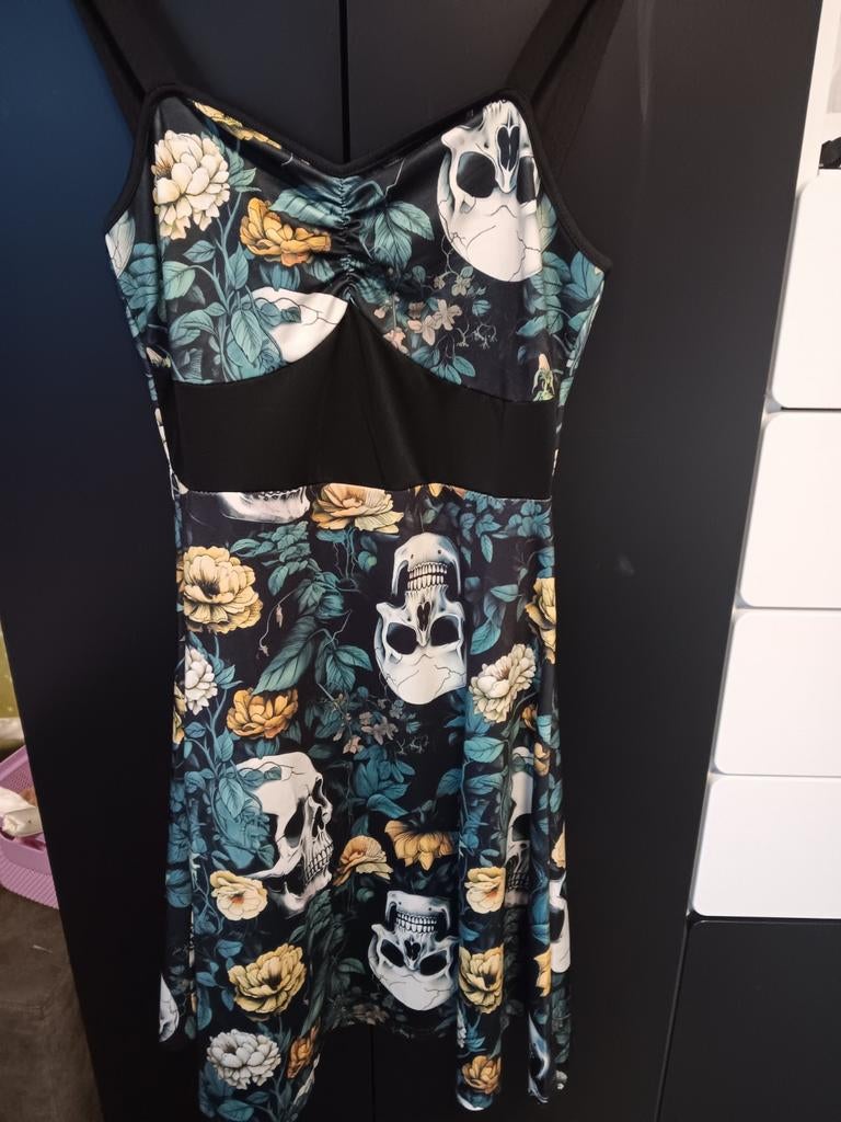 Gothic Zomerjurkje maat xs, Kleding | Dames, Zwart, Boven de knie, Ophalen, Maat 38/40 (M)