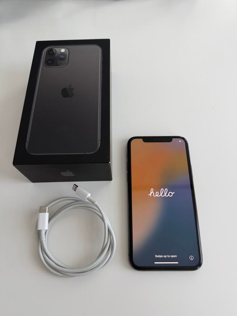 Iphone 11 Pro Zwart, Telecommunicatie, Mobiele telefoons | Apple iPhone, Ophalen, Gebruikt, Zwart, Zonder simlock