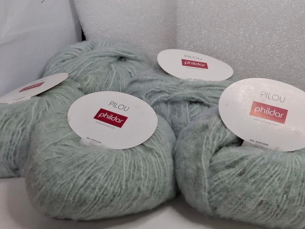 Phildar Pilou wol, Hobby en Vrije tijd, Breien en Haken, Ophalen of Verzenden, Nieuw, Breien of Haken, Wol of Garen