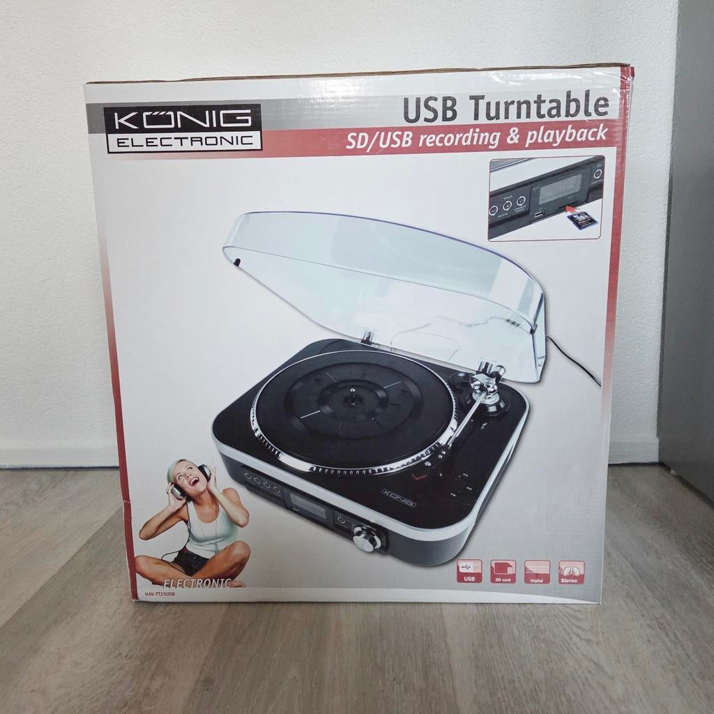 Pick-up / platenspeler : Vinyl plaat omzetter, Audio, Tv en Foto, Platenspelers, Ophalen of Verzenden, Nieuw, Overige merken