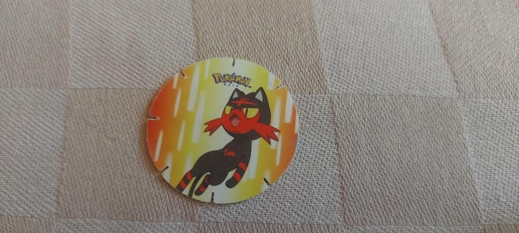 flippo pokemon chiki balls zeldzaam Litten fraai mooi, Verzamelen, Flippo's, Ophalen of Verzenden, Losse flippo's