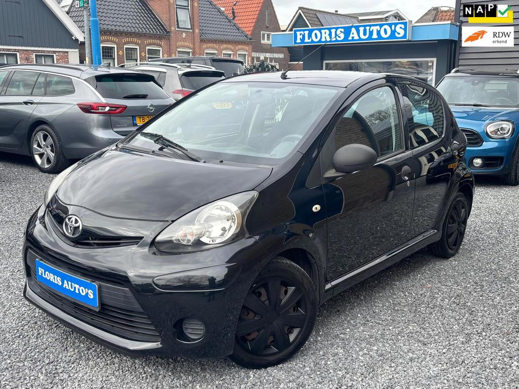 Toyota Aygo 1.0 VVT-i Comfort|Airco|Elek ramen|Rijklaar!|, Euro 5, Stof, Gebruikt, Zwart